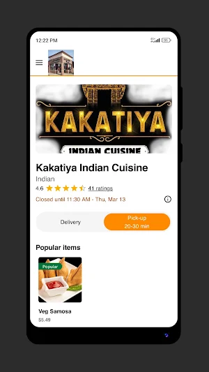 Kakatiya Indian Cuisine Screenshot 1