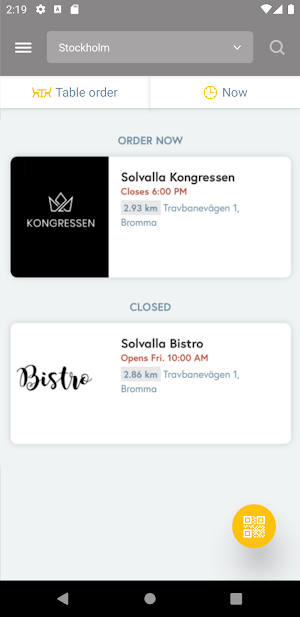 Solvalla Restauranger Screenshot 0