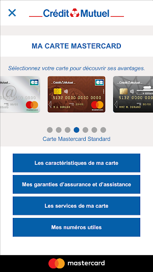 Crédit Mutuel Programme à la Carte Screenshot 2