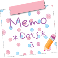 Sticky Memo Notepad *Dots* 3