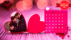 Love GIF Calender Photo Frames Screenshot 0