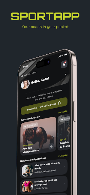 SportApp Screenshot 0