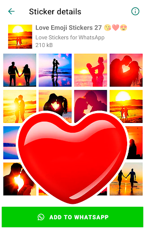 Love Emoji for WhatsApp Screenshot 2