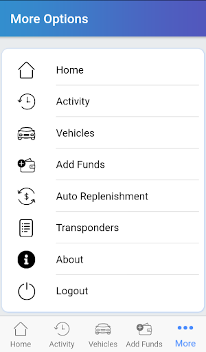 NC Toll Manager Screenshot 3