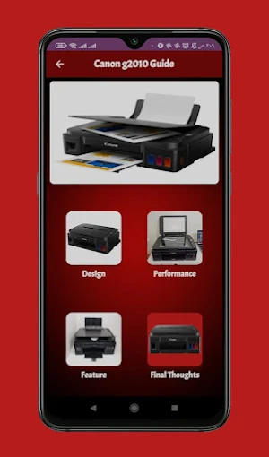 Canon g2010 Guide Screenshot 0