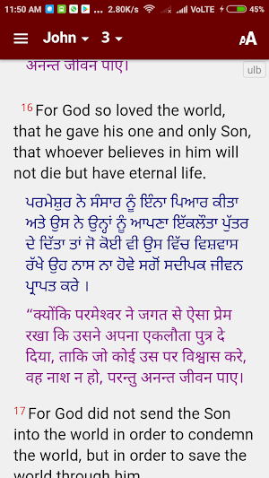 Punjabi Bible (ਪੰਜਾਬੀ ਬਾਈਬਲ) Screenshot 3