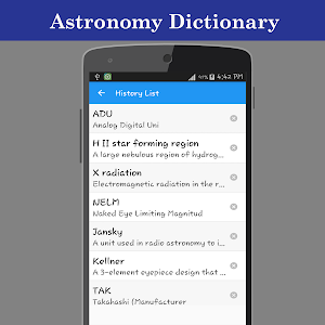 Astronomy Dictionary Screenshot 3