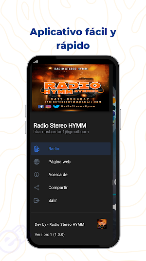 Radio Stereo HYMM Screenshot 2
