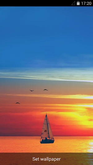 Ship on the Sea Live Wallpaper Screenshot 3