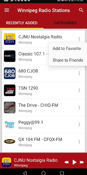 Winnipeg Radio Stations - Canada Screenshot 1