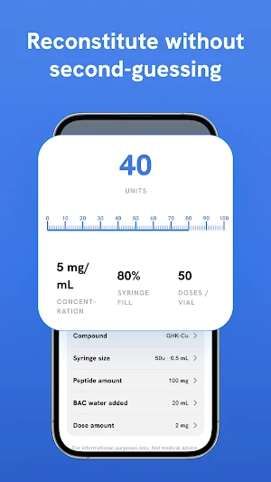 PeptideMax: Peptide Tracker Screenshot 2