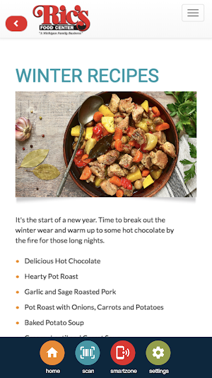 Rics Food Center Screenshot 2