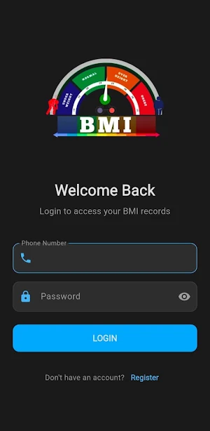 BMI Calculator Screenshot 0