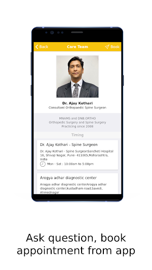 Dr. Ajay Kothari - Spine Surgeon Screenshot 2