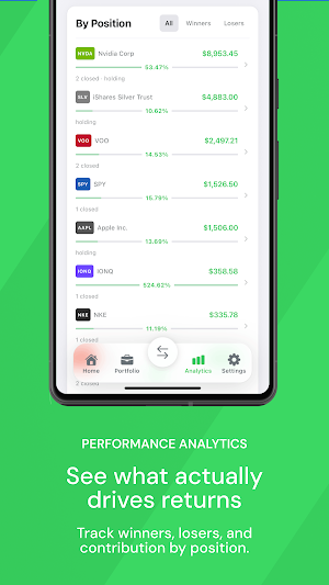 Finance 2049 Portfolio Tracker Screenshot 1
