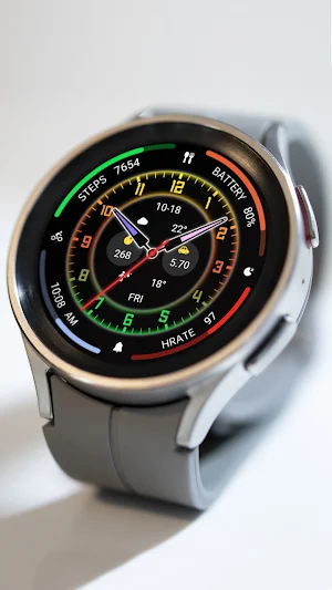 Luminous Color Ring ZKin Watch Screenshot 2