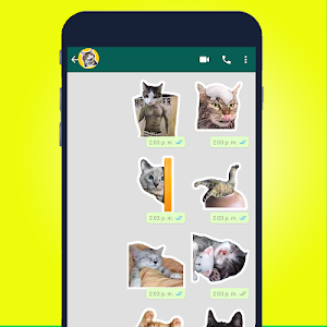 Best Cat Stickers for Chat WAStickerApps 2020 Screenshot 3