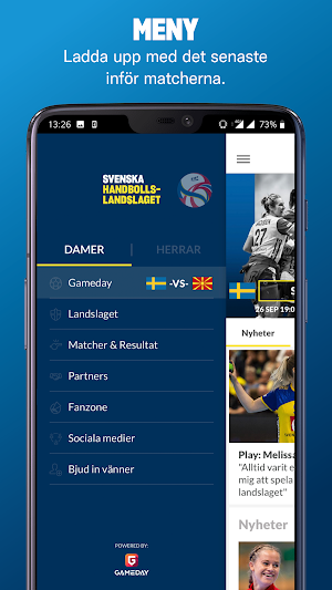 Gameday – Svenska Handbollslandslaget Screenshot 1