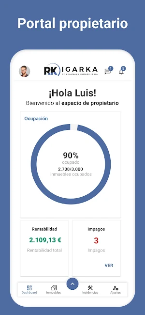 Inmobiliaria Igarka Screenshot 1