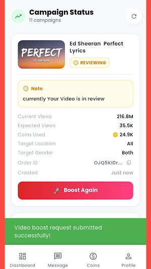 YTAds: YouTube Video Promote Screenshot 2