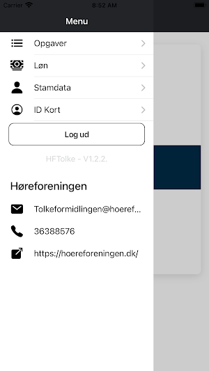 HF Tolke App Screenshot 1