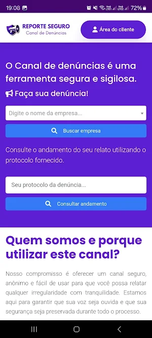 Reporte Seguro Screenshot 0
