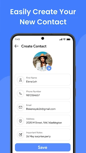 Contacts Screenshot 2