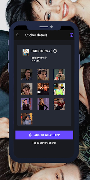 FRIENDS Animated WAStickers Screenshot 2