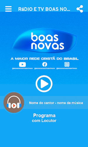 Rádio e TV Boas Novas Screenshot 1