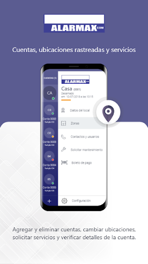 Alarmax Móvil Screenshot 2
