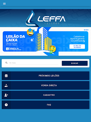 Leffa Leilões Screenshot 3