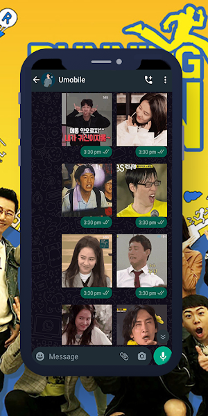 Running Man Animated WASticker Screenshot 1