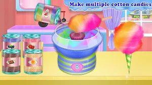 Tasty Cotton Candy Maker: Sweet Dessert Shop Screenshot 0