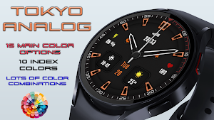 Tokyo Analog Watch Face Screenshot 2