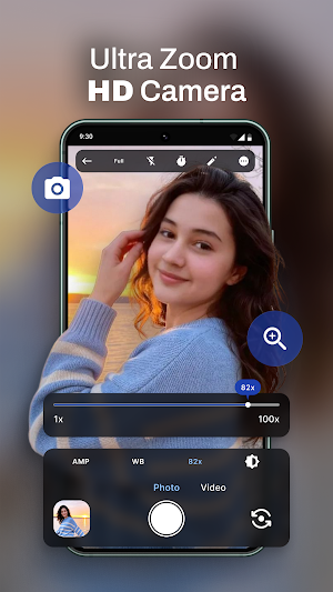 Ultra HD Camera: Zoom & Beauty Screenshot 0