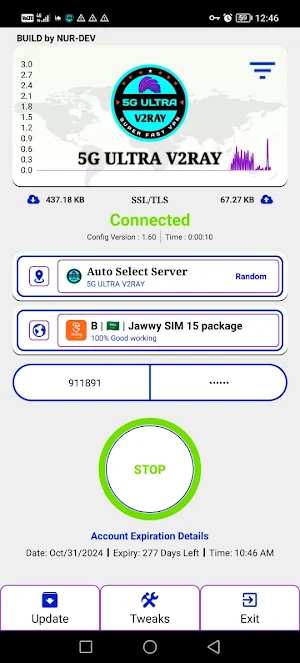 5G ULTRA V2RAY Screenshot 2