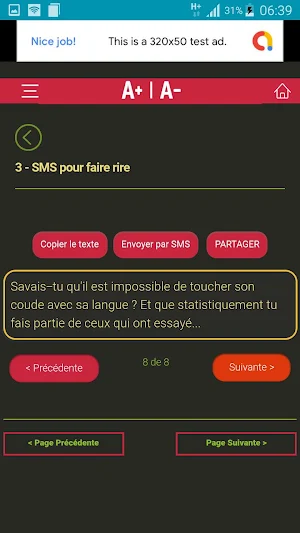 SMS drôle de couples et amour Screenshot 1