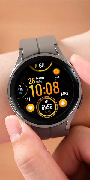 Neon Pulse Watch Face Screenshot 2