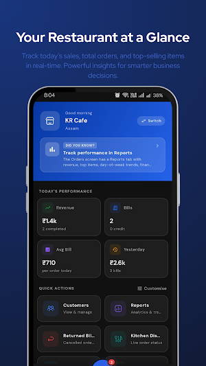 MenuPOS-Restaurant Billing POS Screenshot 1
