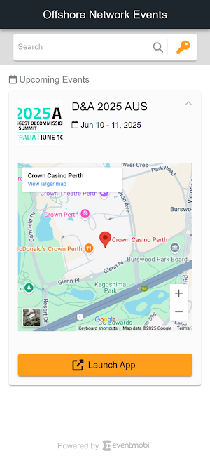 Offshore Network Events Screenshot 1