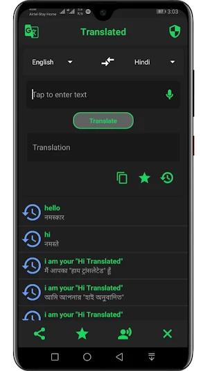 Hi Translator - Translate English 2 Hindi, Bangla Screenshot 2