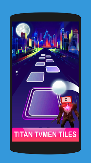Cameraman Skibidi - Hop Tiles Screenshot 1