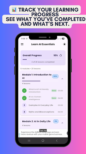 AI Learning Course Screenshot 1