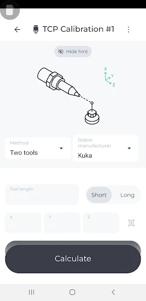 Robot Calibration Helper Screenshot 2