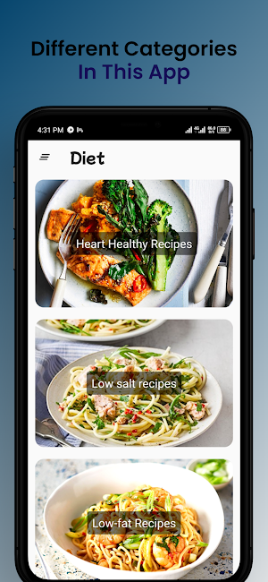 Diet Food Recipes Screenshot 2