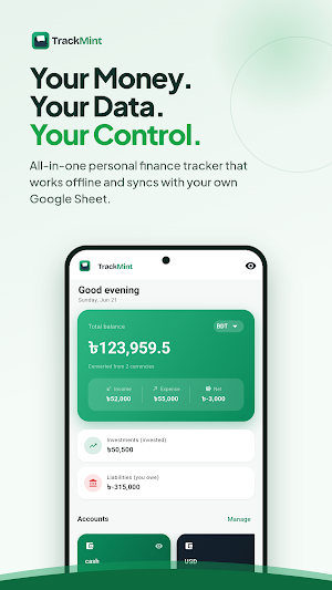 TrackMint – Money Tracker Screenshot 0