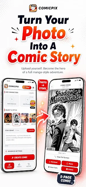 Comicpix: AI Comic Maker Screenshot 0