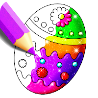 Easter Eggs Coloring Book