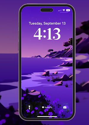 Purple Wallpaper HD Screenshot 0