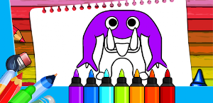 Monster of Banban 4 Coloring Screenshot 1